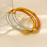 Bilandi Silicone Bracelet for Women - Three Tone Bangle Style