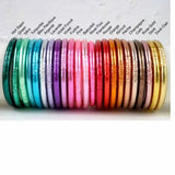 Bilandi Silicone Bangle Bracelet One Row Colorful Women Party