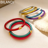 Colorful Silicone Bracelet Bangles for Women