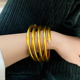Glitter Silicone Bangles Bracelet for Women