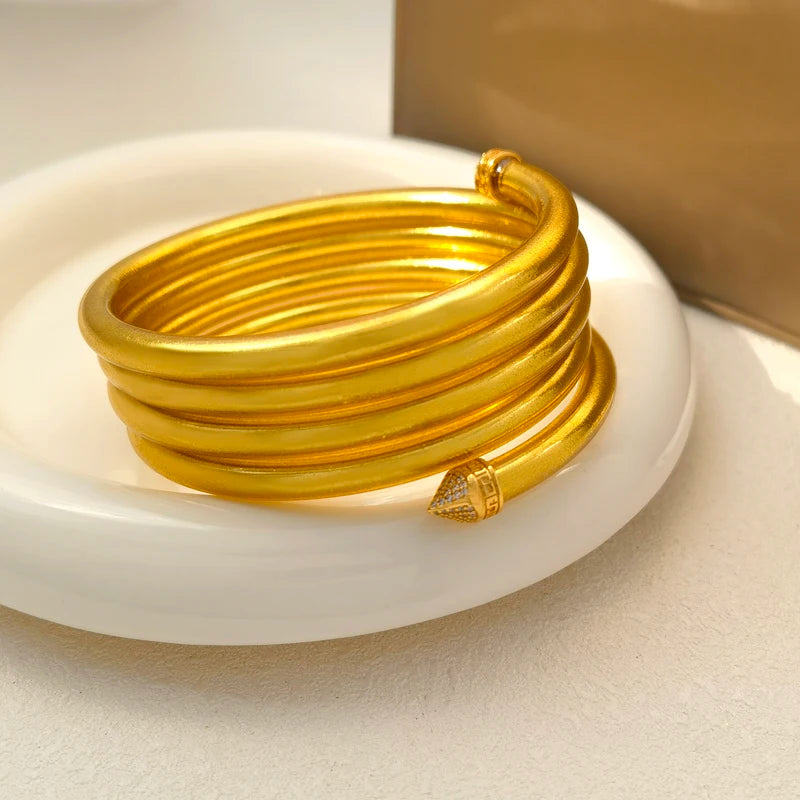 Glitter Silicone Bangles Bracelet for Women
