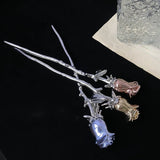 Bilandi Jewelry Sward Hair Pin Metal Barrette Clip Hairpins For Women