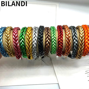 Bilandi PVC Double Layer Multi-color Bracelet for Women
