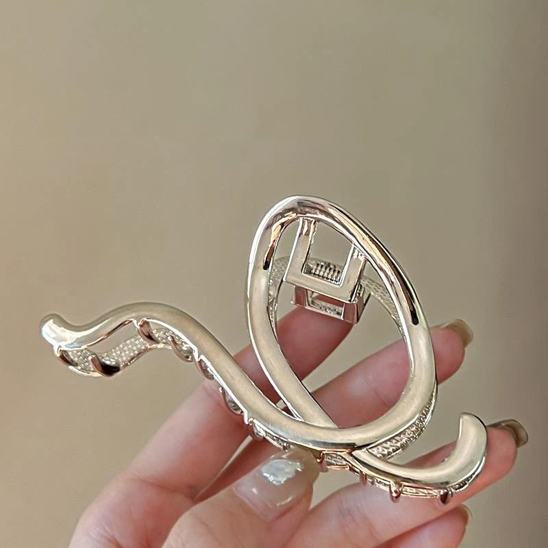 Bilandi Metal Irregular Hairpin Silver Hair Accessories