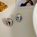 Bilandi Modern 925 Silver Stud Earrings for Women