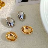 Bilandi Modern 925 Silver Stud Earrings for Women