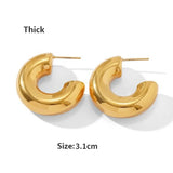 Bilandi 925 Silver Geometric Hoop Earrings For Women Girl Party Wedding Gift