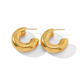 Bilandi 925 Silver Geometric Hoop Earrings For Women Girl Party Wedding Gift