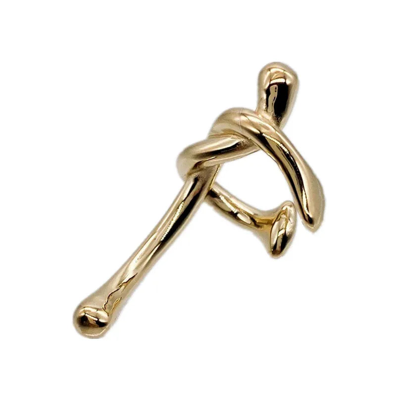 Bilandi Metal Ear Clip Vintage Geometric Earrings for Women