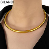 Bilandi Modern Jewelry Soft Silicone Necklace for Women