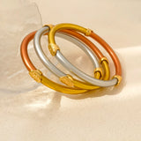 Bilandi Colorful Glitter Bangle Bracelets for Women