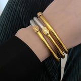 Bilandi Colorful Glitter Bangle Bracelets for Women