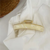 Korea Acetate Geometric Square Hair Clip for Women Girls