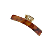 Korea Acetate Geometric Square Hair Clip for Women Girls