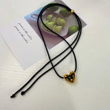 Bilandi Sweet Temperament Heart Cord Necklace