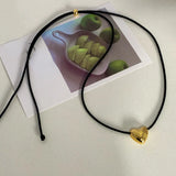 Bilandi Sweet Temperament Heart Cord Necklace