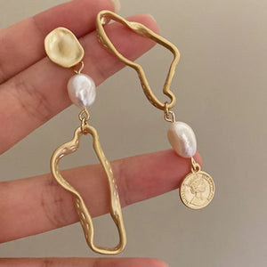 Bilandi Jewelry 925 Silver Asymmetrical Earrings For Women