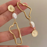 Bilandi Jewelry 925 Silver Asymmetrical Earrings For Women