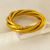 Bilandi Silicone Bracelet Three Rows Weave Bangles Gift