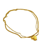 Bilandi Jewelry Two Layer Pendant Necklace High Copper Sweater Chain