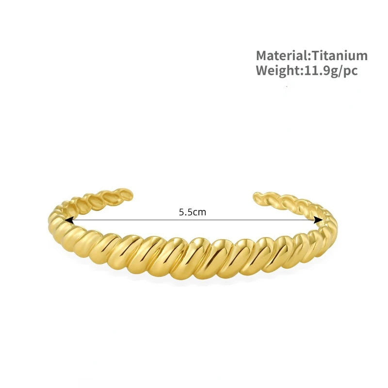 Bilandi Stainless Steel Zircon Chain Bracelet For Women