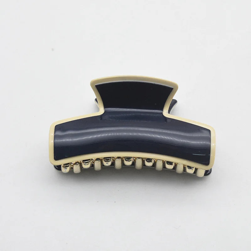 Bilandi Vintage Resin Hair Clips Pin Geometric Barrettes Hair Claw Clip Headwear