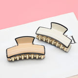 Bilandi Vintage Resin Hair Clips Pin Geometric Barrettes Hair Claw Clip Headwear