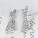 Green X Earring for Women