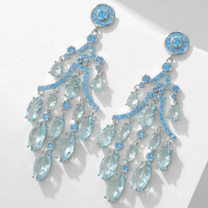 Light Tassel Drop Earring for Women Wedding