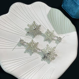 Snow Flake Earring Women Christmas Jewelry