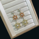 Snow Flake Earring Women Christmas Jewelry