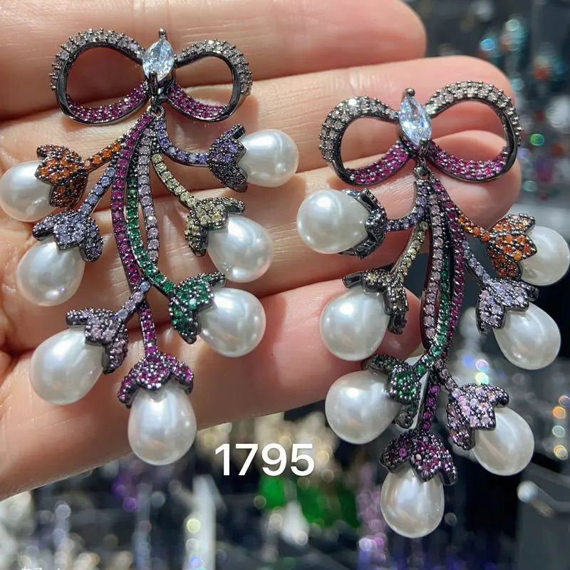 Pearl Flower Earring for Women