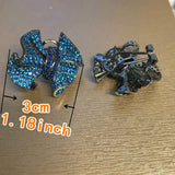 Royal Knot Stud Earring with Lock