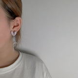 Pink V Balloon Earring for Women