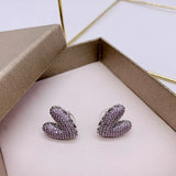 Pink V Balloon Earring for Women