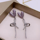 Pink V Balloon Earring for Women