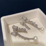 Stylish Pearl Drop Earrings for Women