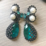 Yellow Zirconia Earrings for Women
