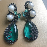 Yellow Zirconia Earrings for Women