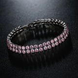 Green Cubic Zirconia Women Bracelet