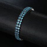 Green Cubic Zirconia Women Bracelet