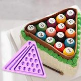 Billiard Ball Set Resin Casting Mold Pool Table Set Mold