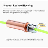 Bimetal Heatbreak Copper Titanium TC4 Throat for 3D Printer