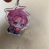 Happy Kiss! Keychain Keyring Strap Acrylic