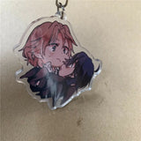 Happy Kiss! Keychain Keyring Strap Acrylic