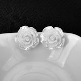Flower Earrings Big Clip No Piercing Floral Jewelry for Women