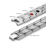 Bio Magnetic Bracelet Titanium Stainless Steel