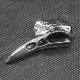 Bird Skull Pendant Stainless Steel Mens Pendant