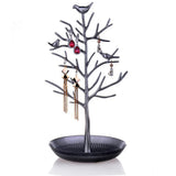 Birds Tree Shape Jewelry Display Stand Rack Earring Necklace Ring Holder