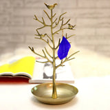 Birds Tree Shape Jewelry Display Stand Rack Earring Necklace Ring Holder